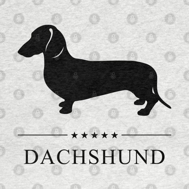 Dachshund Black Silhouette by millersye